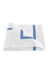 Matouk Lowell Duvet Cover In Azure Blue