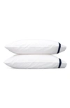 Matouk Lowell 600 Thread Count Pillowcase In Navy