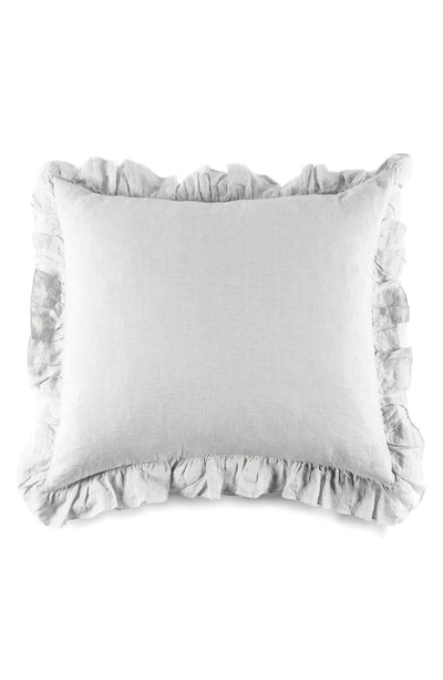 Pom Pom At Home Large Charlie Accent Pillow In Silver