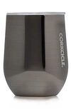 Corkcicle Stemless Insulated Wine Glass In Gunmetal