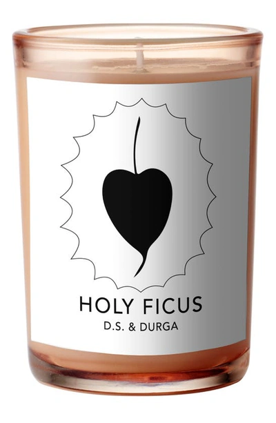 D.s. & Durga Holy Ficus Scented Candle In White