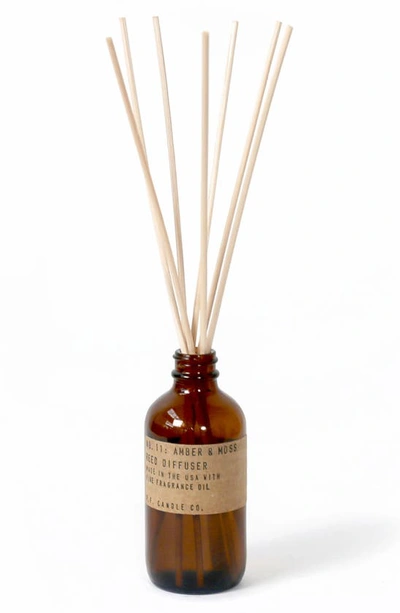 P.f Candle Co. Reed Diffuser In Amber And Moss