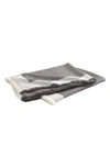 Matouk Suri Alpaca Throw Blanket In Charcoal