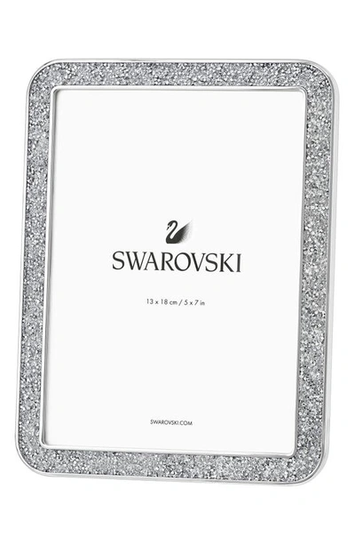 Swarovski Minera Crystal Picture Frame In Silver Tone