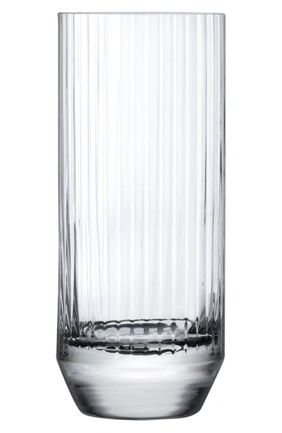 Nude Big Top Set Of 4 Highball Glasses In Clear