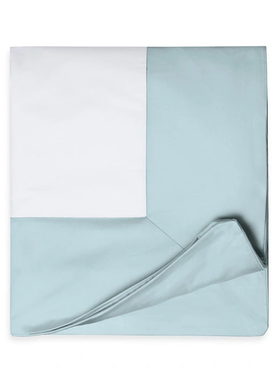 Sferra Casida Duvet Cover In White Poolside