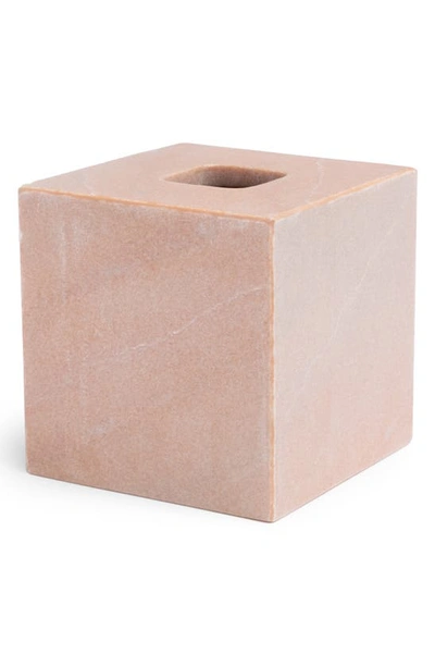 Kassatex Rossa Marble Tissue Holder In Rose