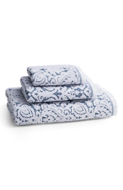 Kassatex Dalia Bath Towel In Indigo Blue