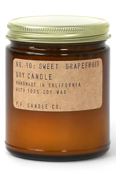 P.f Candle Co. Soy Candle, 7.2 oz In Sweet Grapefruit