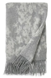 Michael Aram Orchid Wool Throw Blanket In Grey