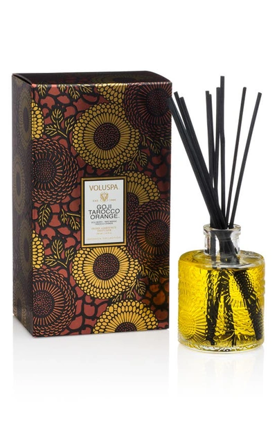 Voluspa Home Ambience Reed Diffuser In Goji Tarocco Orange