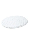 Stokke Babies' X Pehr Sleepi Mini Organic Cotton Fitted Sheet In Rainbow Alphabet
