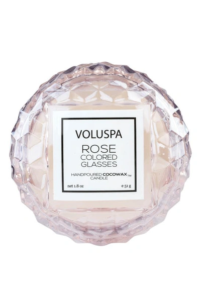 Voluspa Roses Macaron Candle, 1.8 oz In Rose Colored Glasses