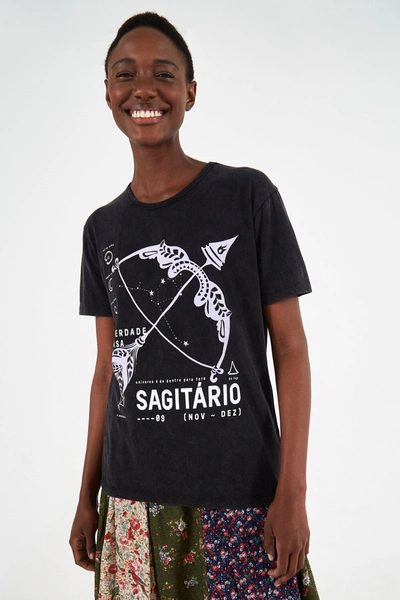 Farm Rio Sagittarius T-shirt In Multi