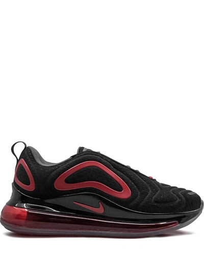 Nike Men's Air Max 720 Low-top Sneakers In Black/ White/ Red