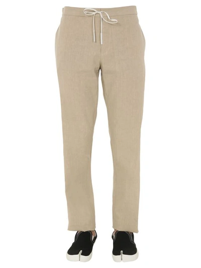 Maison Margiela Pants With Coulisse In Beige