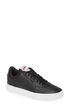 Nike Women's Court Low-top Sneakers In Black/black/team Orange