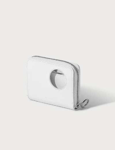 Off-white Hole Purse Zip Around In White