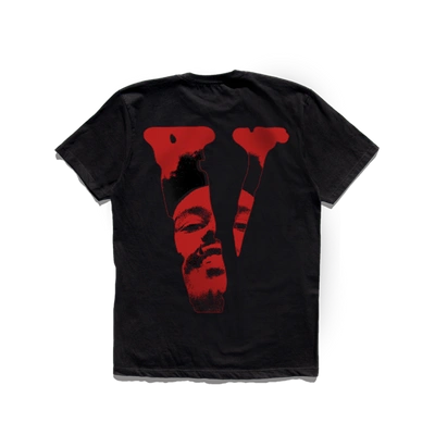 Pre-owned The Weeknd  X Vlone After Hours Blood Drip Tee Black