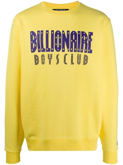 Billionaire Boys Club Sweatshirt Mit Logo-patch In Yellow