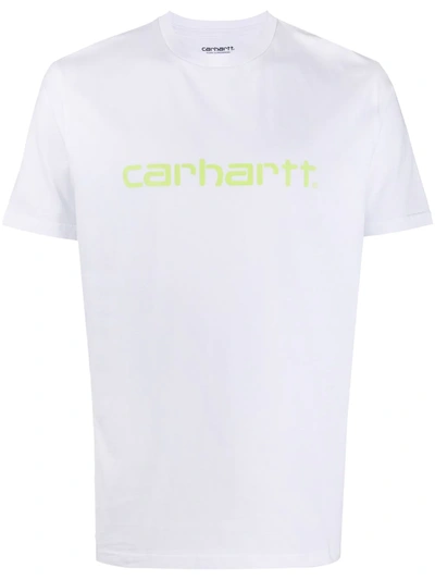 Carhartt Logo Print T-shirt In White