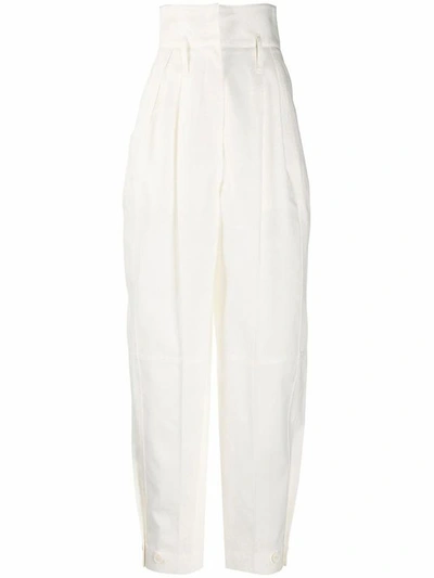 Givenchy Women's Bw50cn10h3105 White Cotton Pants