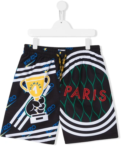 Kenzo Kids Exclusive Edition Olympic Games In Black