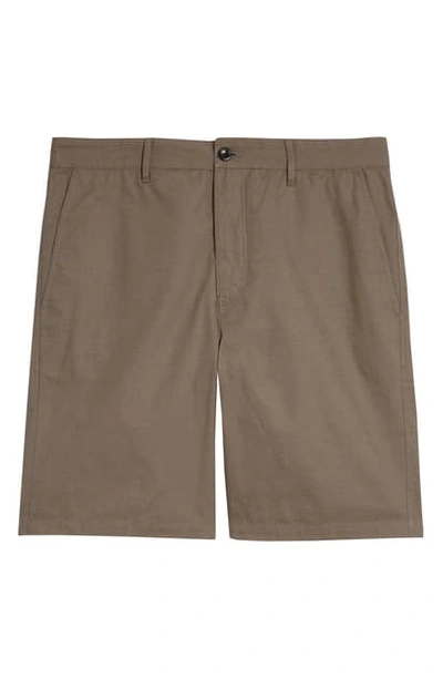 Norse Projects Josef Cotton & Linen Shorts In Taupe