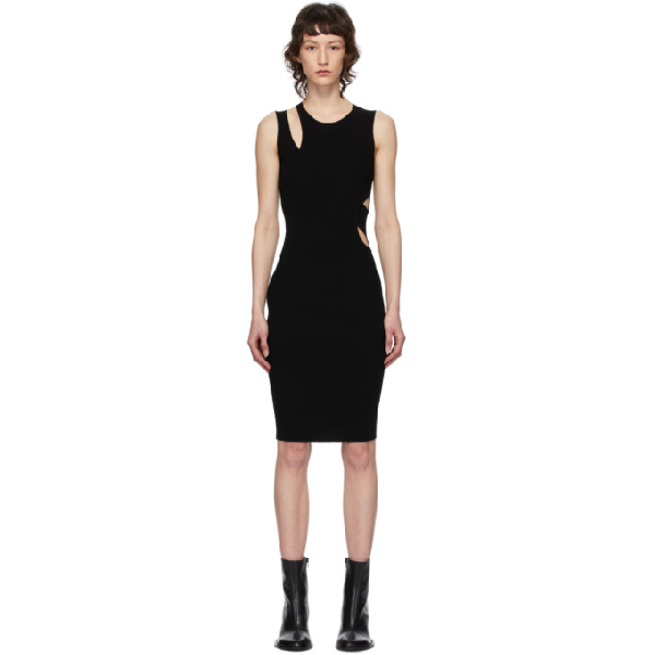 helmut lang black dress