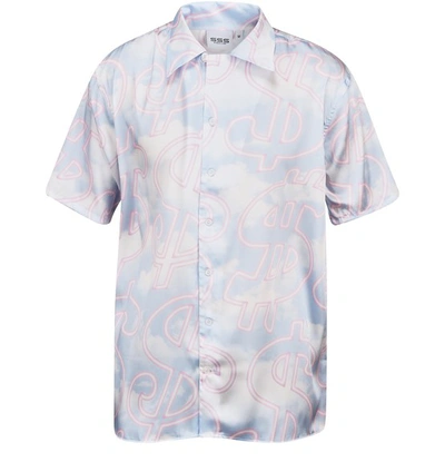 Sss World Corp Clouds Shirt In Baby Blue
