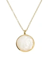 Ippolita Lollipop® Medium 18k Yellow Gold & Mother-of-pearl Doublet Pendant Necklace