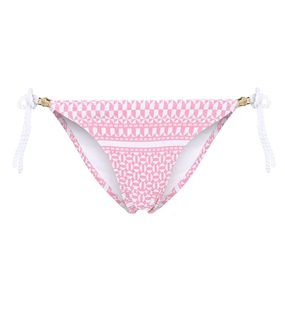 Heidi Klein Buenos Aires Printed Bikini Bottoms In Pink