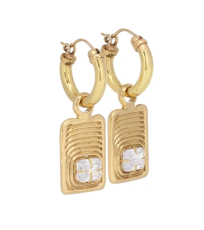 Ellery Horoscope Embellished Earrings In Gold