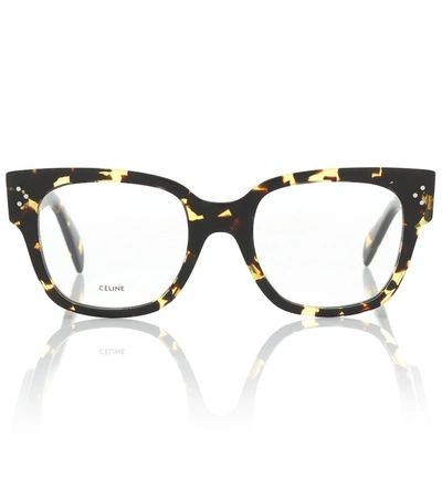 Celine D-frame Glasses In Brown