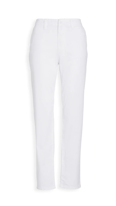 J Brand Ollie Relaxed Trousers In White