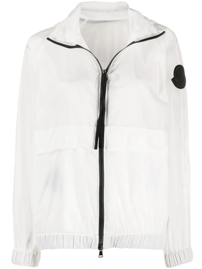 Moncler Groseille Lightweight Ripstop Jacket In White