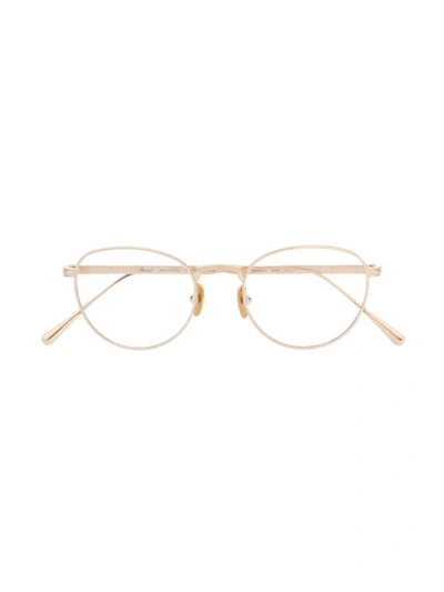 Persol Cat-eye Frame Glasses In Gold