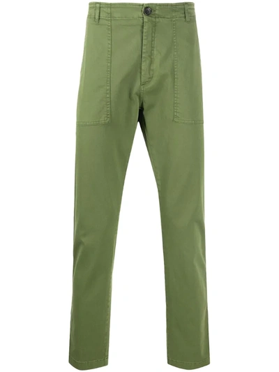 Department 5 Slim-fit Trousers In Green