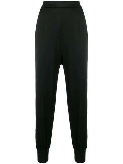 Stella Mccartney Crochet Sided Trousers In Black