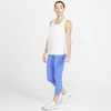 Nike Epic Luxe Women's Running Crop Leggings (sapphire) - Clearance Sale In Purple