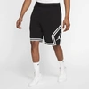 Jordan Jumpman Diamond Men's Fleece Shorts In Black/white