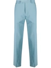 Sandro Slim-fit Summer Suit Pants In Light Blue