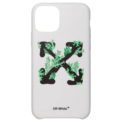 Pre-owned Off-white Corals Print Iphone 11 Pro Case White/black