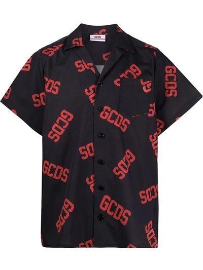 Gcds Monogram Shirt Shirt In Black