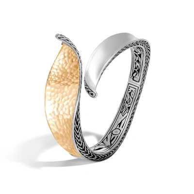 John Hardy Wave Hammered Hinged Bangle Bz90015 Bracelet In Multicolor