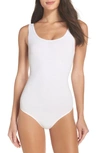 Yummie By Heather Thomson Ruby Thong Bodysuit In White