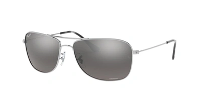 Ray Ban Ray In Silver Mirror Chromance