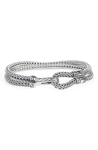 John Hardy Men's Sterling Silver Classic Chain Double-row Bracelet