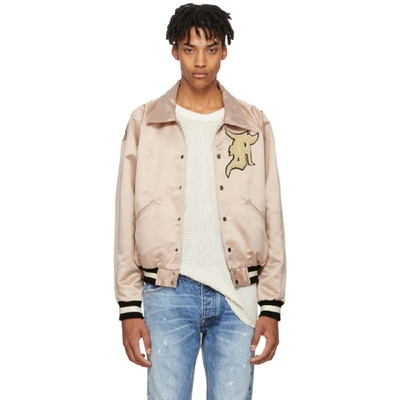 Fear Of God Fifth Collection Manuel Satin Bomber Jacket In Blush | ModeSens Fear Of God Fifth Collection Manuel Satin Bomber Jacket In Blush | ModeSens