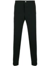 Prada Stretch Slim-fit Trousers In Black